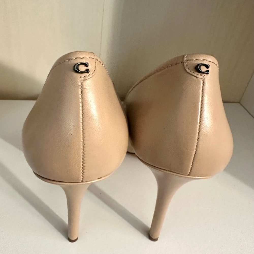 Coach Tan High Heel Pumps